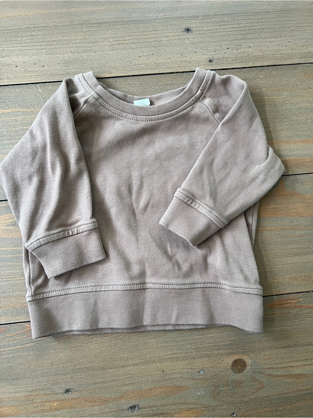 Colored Organics 100% Organic Cotton Crew Sweatshirt - 6-12 Months